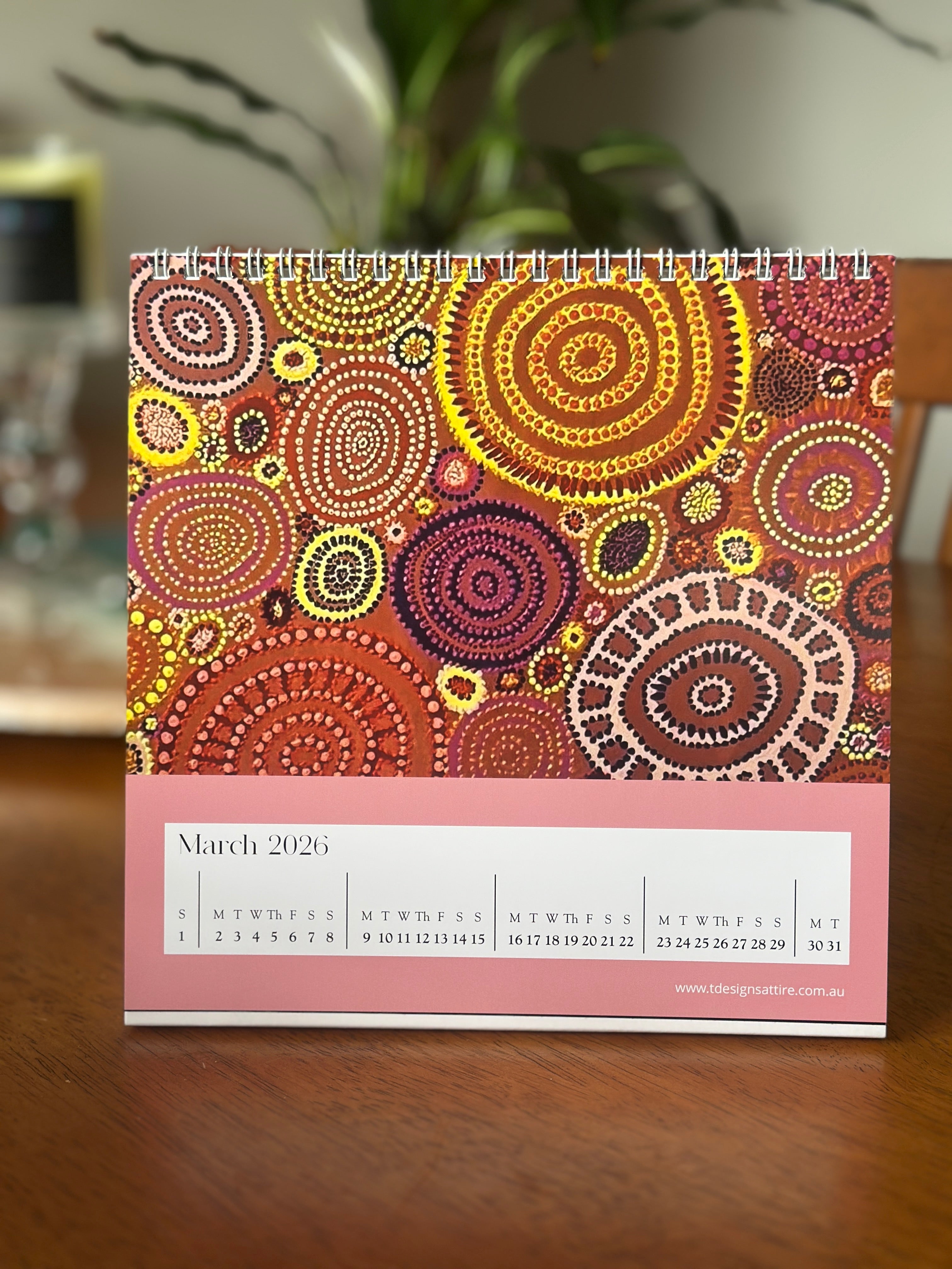 2026 Desk Calendar 20cm x 20cm