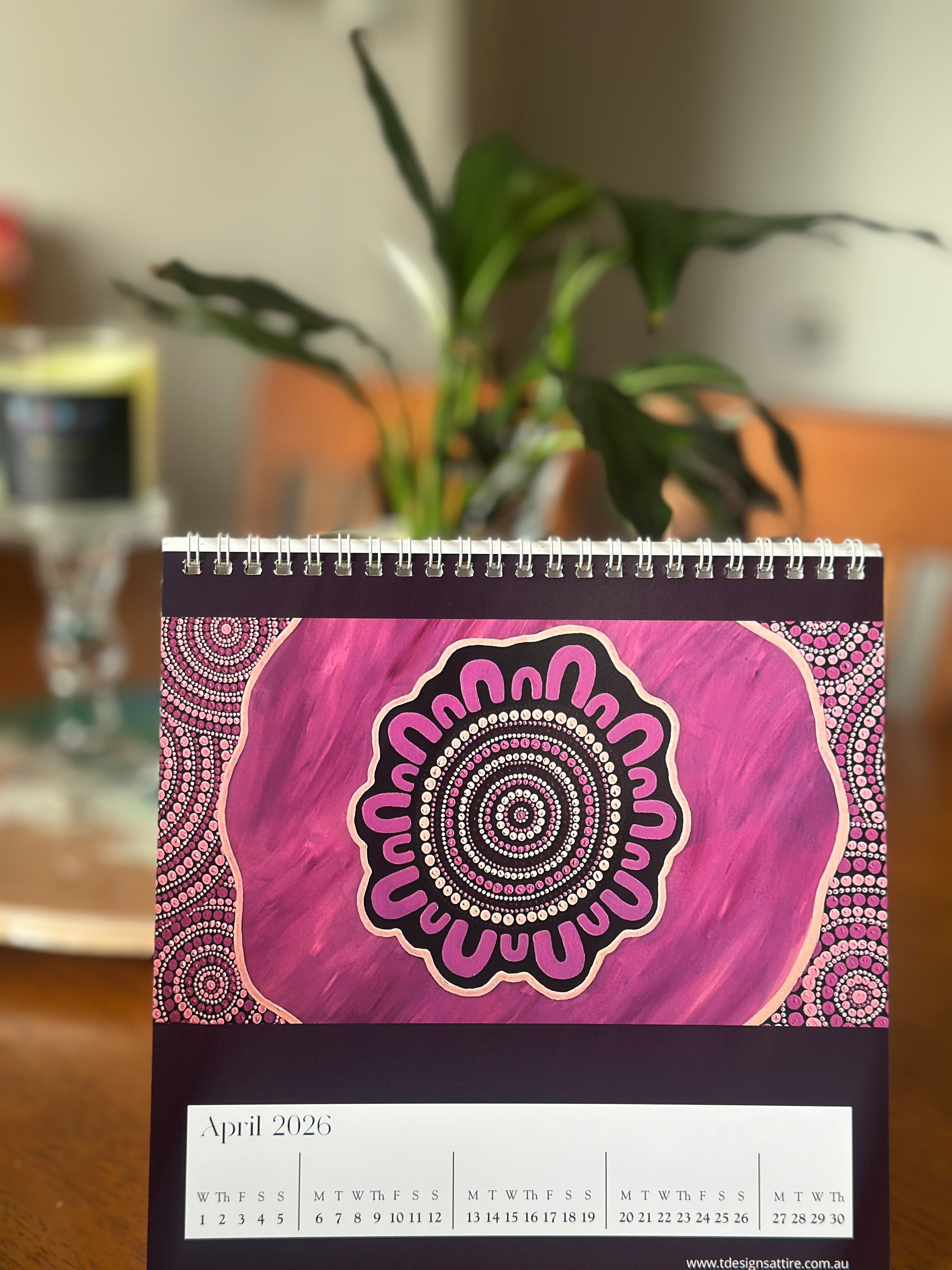 2026 Desk Calendar 20cm x 20cm