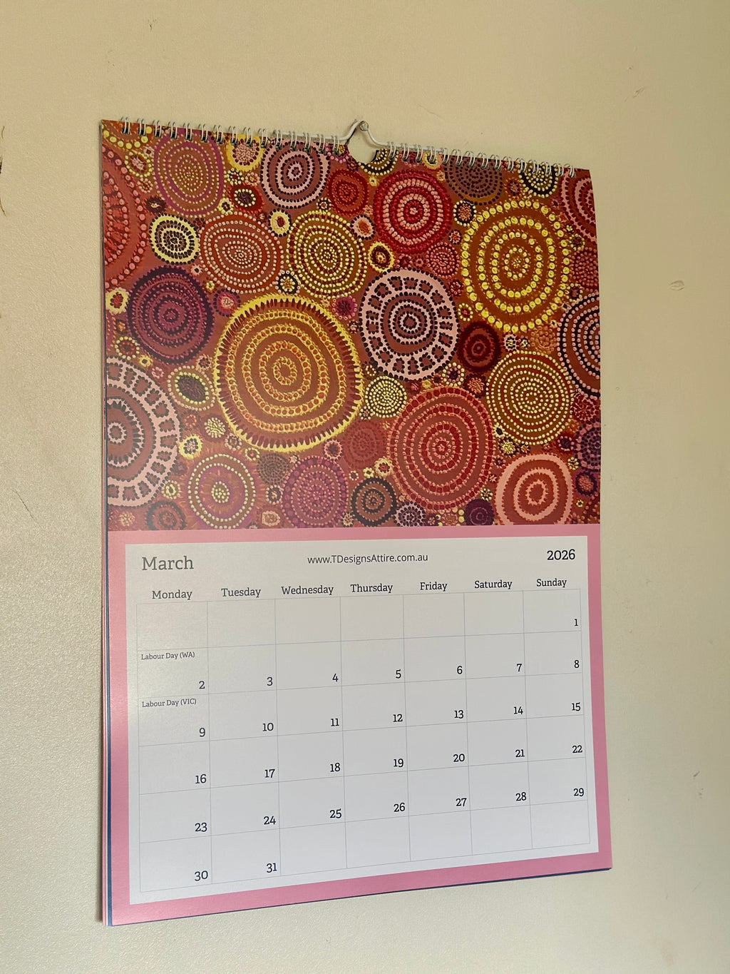 2026 Wall Calendar (A3)