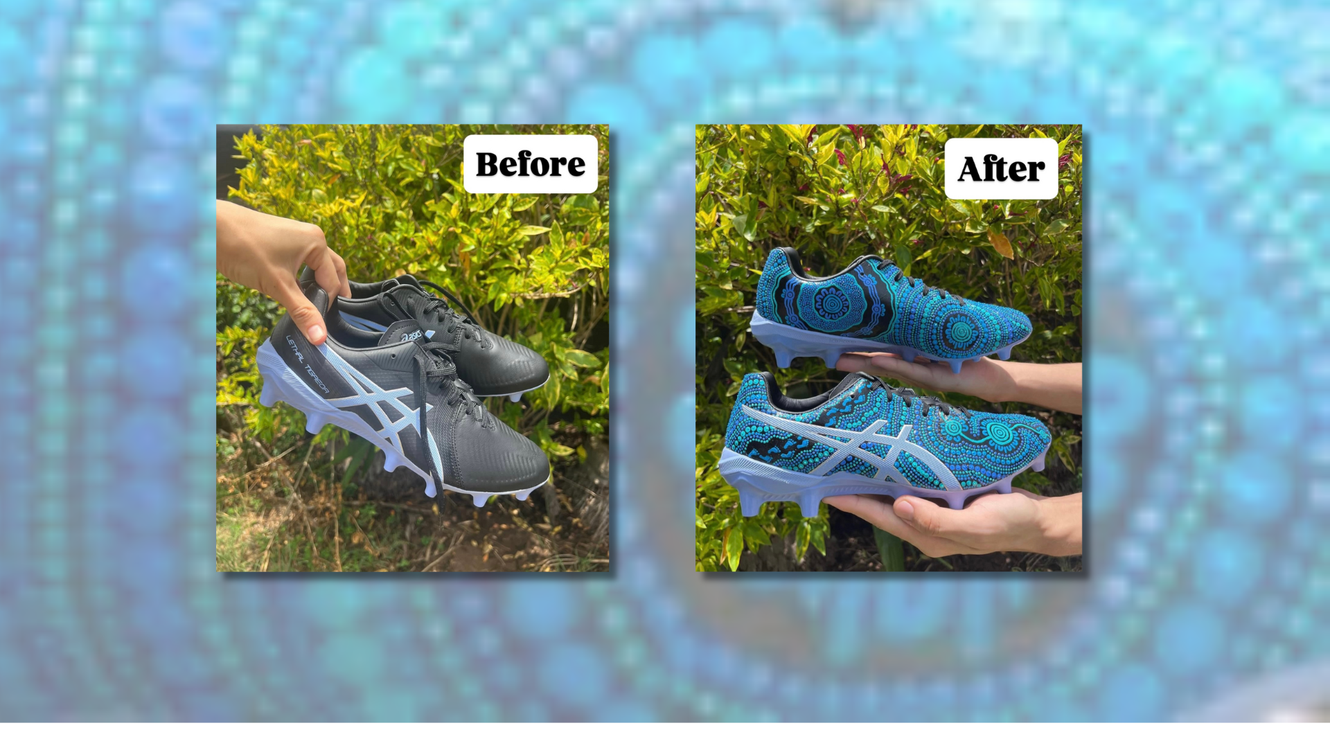 Boots before and after